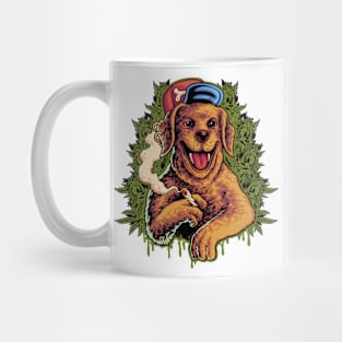 Dog Smoking Weed Mug